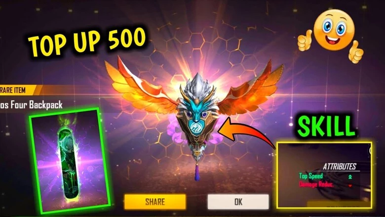 Free Fire Mythos Top-up Event