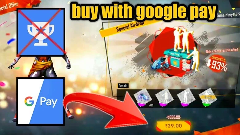 How To Buy Special Airdrop In Free Fire With Google Pay