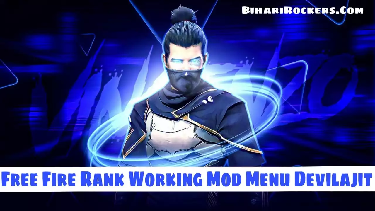 Download Free Fire Rank Working Mod Menu Devilajit