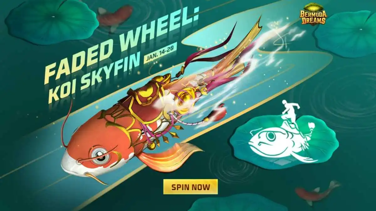 How To Get Koi Skyfin From Faded Wheel Event In Free Fire 2023