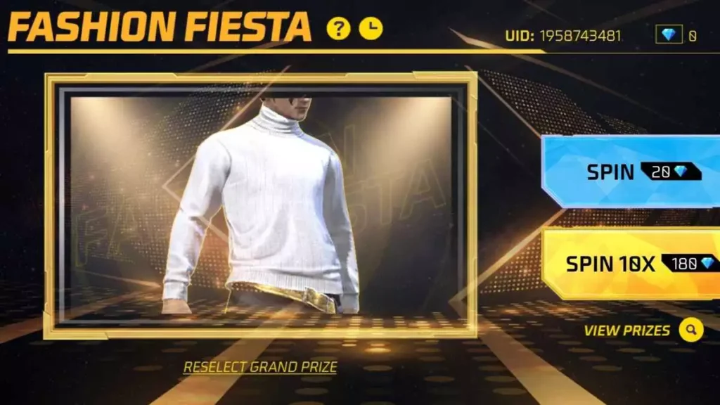 How To Get White T-shirt In Free Fire Max Fashion Fiesta Event Today 2023