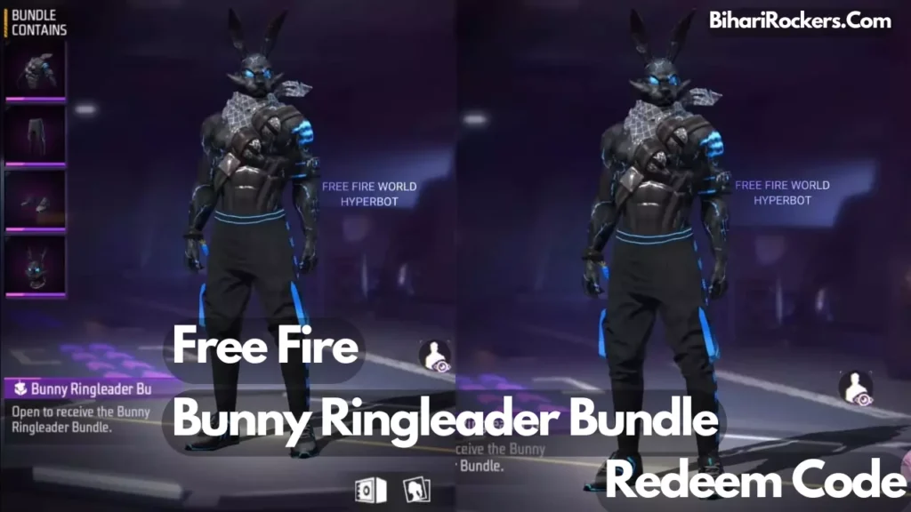 How To Get Free Bunny Ringleader Bundle In Free Fire (Black Bunny) 2023