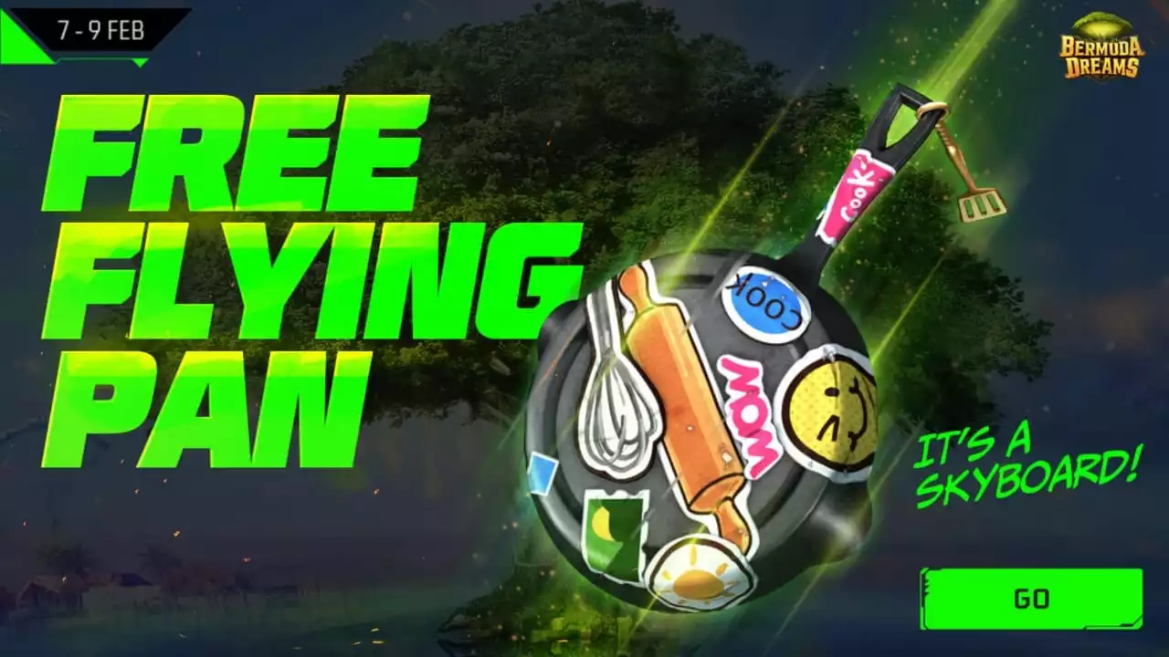 Free Fire New Event Today 2023 Claim Free Flying Pan