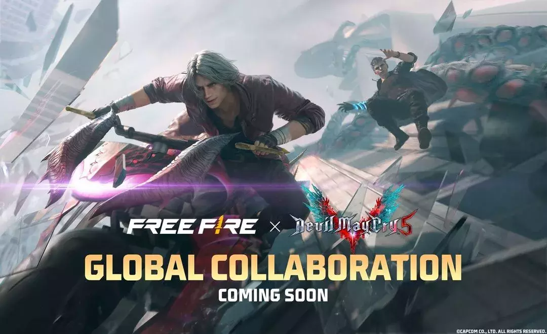 Free Fire x Devil May Cry 5 New Event 2023 Get Premium Bundles, USP Gun Skin, Emotes and Items