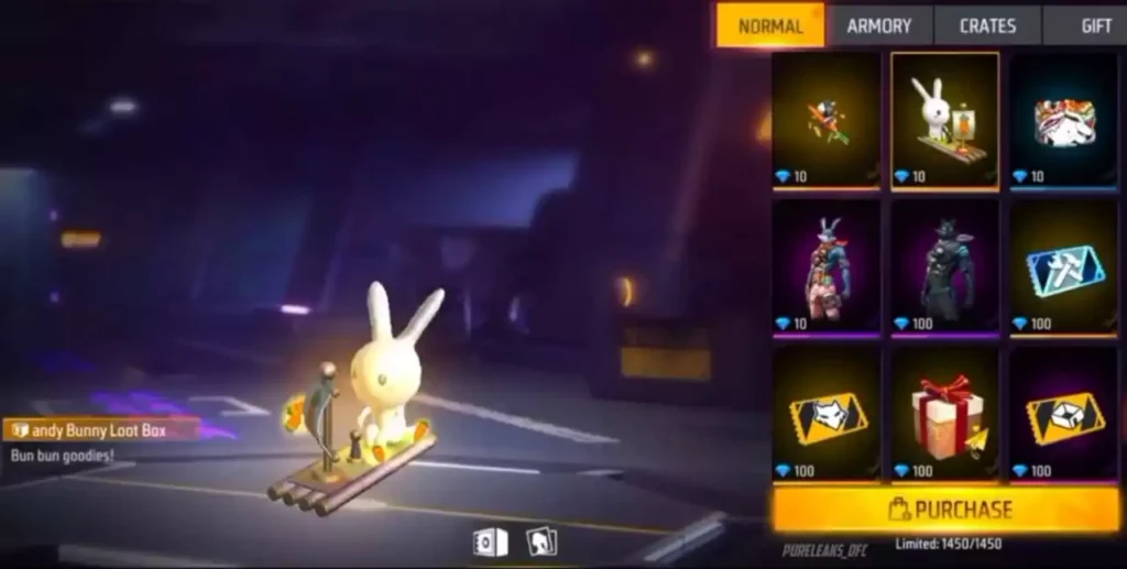 Upcoming New Candy Bunny Events In Free Fire 2023
