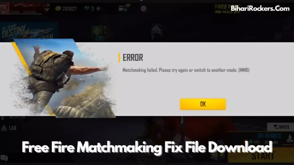 How To Fix Matchmaking Problem In Free Fire + fix file download