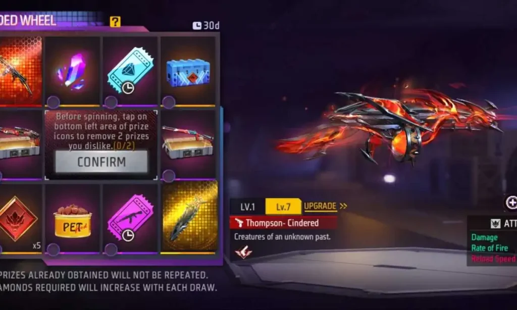 How To Get New Evo Thompson Gun Skin In Free Fire Max 2023